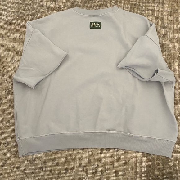 Daily Drills Tops Daily Drills Cropped Sleeve Crew Poshmark
